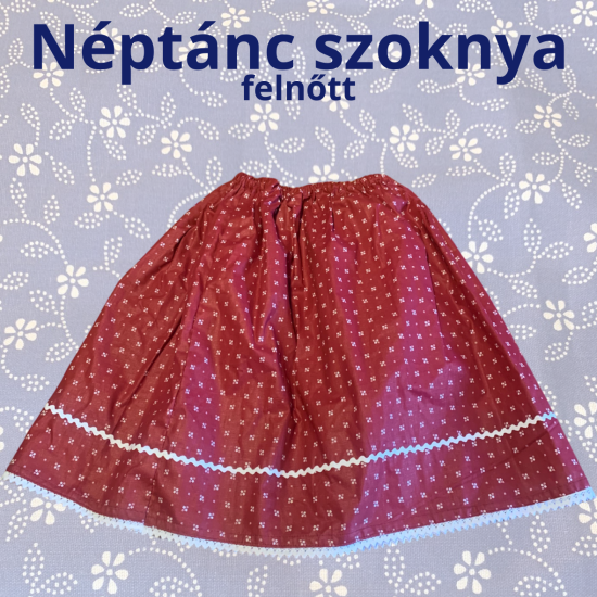 Néptánc szoknya felnőtteknek