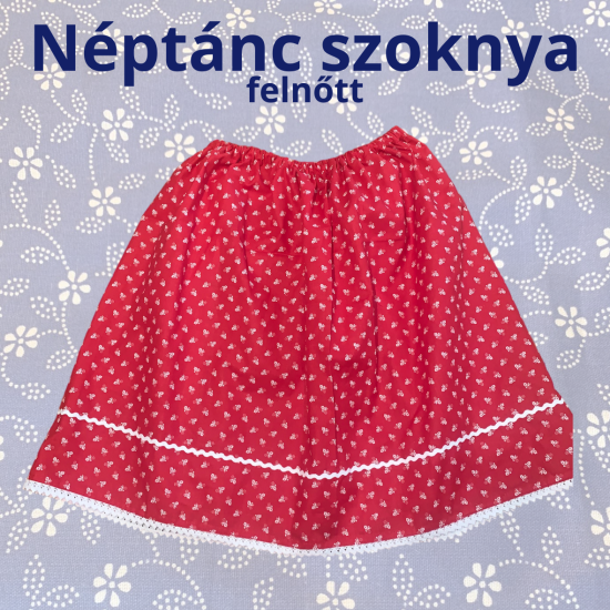 Néptánc szoknya felnőtteknek