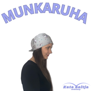 MUNKARUHA-sapka-szurke-egyszarvu